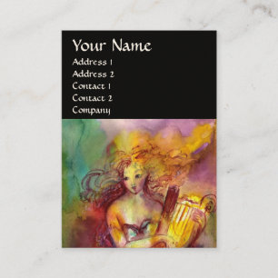 SAPPHO, DANCE MUSIC EN POETRY, zwart Visitekaartje