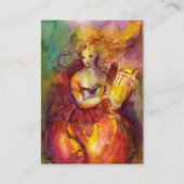 SAPPHO, DANCE MUSIC EN POETRY, zwart Visitekaartje (Achterkant)