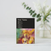 SAPPHO, DANCE MUSIC EN POETRY, zwart Visitekaartje (Staand voorkant)