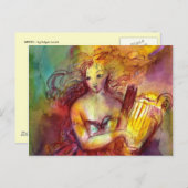 SAPPHO, DANCE, MUZIEK EN POETRY BRIEFKAART (Voorkant / Achterkant)