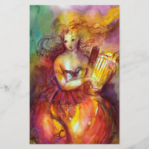 SAPPHO, DANCE, MUZIEK EN POETRY BRIEFPAPIER