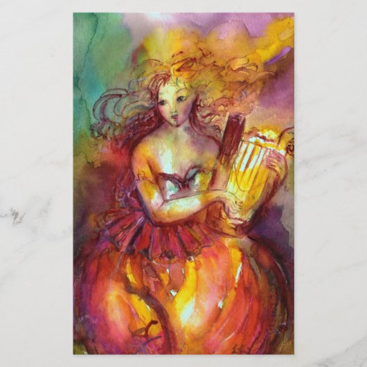 SAPPHO, DANCE, MUZIEK EN POETRY BRIEFPAPIER (Voorkant)