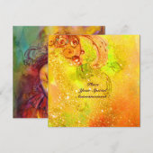 SAPPHO, DANCE, MUZIEK EN POETRY, Gold Sparkles Aankondiging (Voorkant / Achterkant)