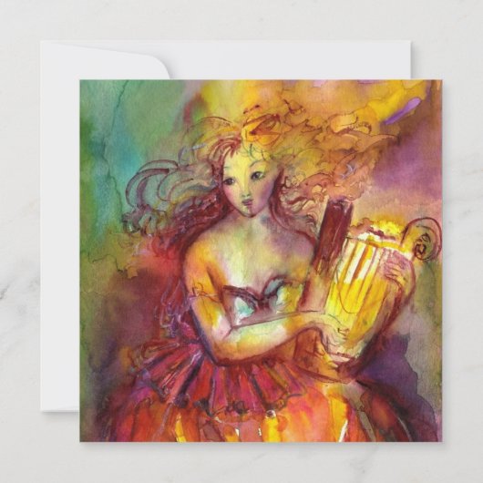 SAPPHO, DANCE, MUZIEK EN POETRY, Gold Sparkles Aankondiging (Achterkant)