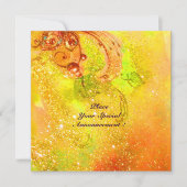 SAPPHO, DANCE, MUZIEK EN POETRY, Gold Sparkles Aankondiging (Voorkant)