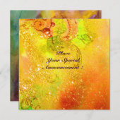 SAPPHO, DANCE, MUZIEK EN POETRY, Gold Sparkles Aankondiging (Voorkant / Achterkant)