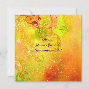 SAPPHO, DANCE, MUZIEK EN POETRY, Gold Sparkles Aankondiging