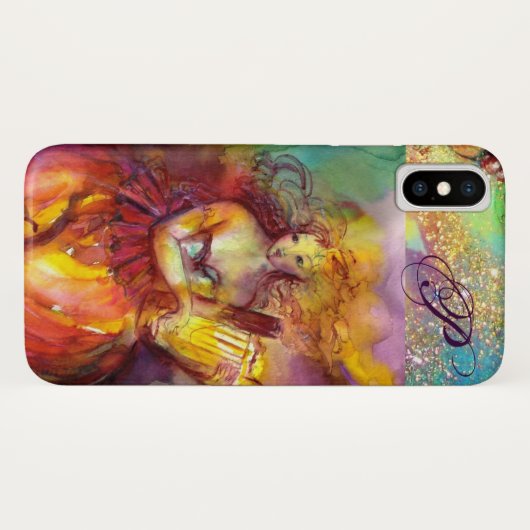 SAPPHO, DANCE, MUZIEK EN POETRY MONOGRAM Case-Mate iPhone CASE (Achterkant (horizontaal))