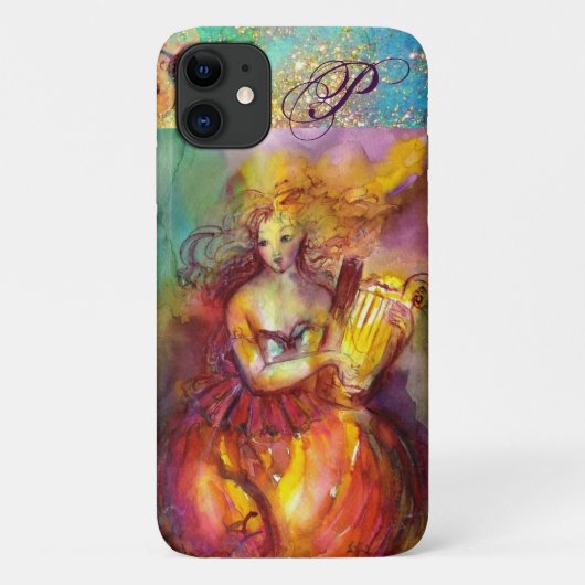 SAPPHO, DANCE, MUZIEK EN POETRY MONOGRAM Case-Mate iPhone CASE (Achterkant)
