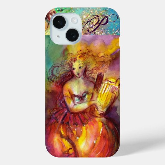 SAPPHO, DANCE, MUZIEK EN POETRY MONOGRAM Case-Mate iPhone CASE (Achterkant)