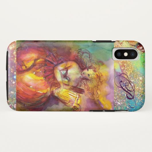 SAPPHO, DANCE, MUZIEK EN POETRY MONOGRAM Case-Mate iPhone CASE (Achterkant (horizontaal))