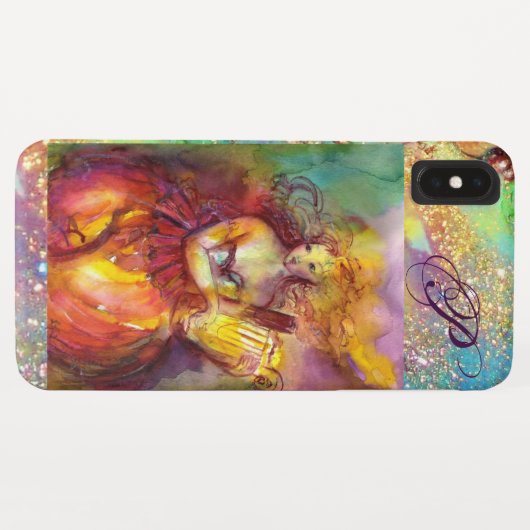 SAPPHO, DANCE, MUZIEK EN POETRY MONOGRAM Case-Mate iPhone CASE (Achterkant (horizontaal))