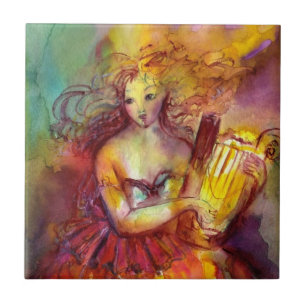 SAPPHO, DANCE, MUZIEK EN POETRY TEGELTJE