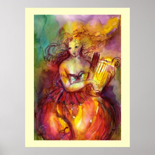 SAPPHO ,DANS, MUZIEK EN POËZIE POSTER (Voorkant)