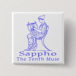 Sappho: De tiende mijt Vierkante Button 5,1 Cm