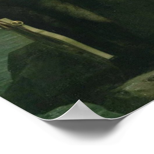 Sappho door Charles Auguste Mengin Poster (Hoek)