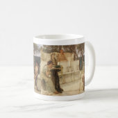 Sappho en Alcaeus door Sir Lawrence Alma Tadema Koffiemok (Voorkant rechts)