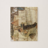 Sappho en Alcaeus door Sir Lawrence Alma Tadema Legpuzzel (Verticaal)