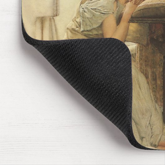 Sappho en Alcaeus door Sir Lawrence Alma Tadema Muismat (Hoek)