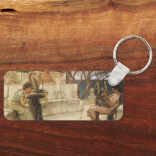 Sappho en Alcaeus door Sir Lawrence Alma Tadema Sleutelhanger
