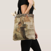 Sappho en Alcaeus door Sir Lawrence Alma Tadema Tote Bag (Dichtbij)