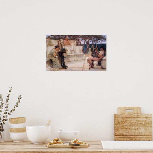 Sappho en Alcaeus Poster (Keuken)