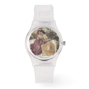 Sappho en Erinna in een Griekse tuin (Lesbische li Horloge