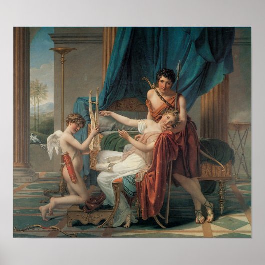 Sappho en Phaon, 1809 Poster (Voorkant)