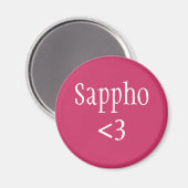 Sappho-liefde Magneet (Voorkant / Achterkant)