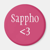 Sappho-liefde Magneet (Voorkant)