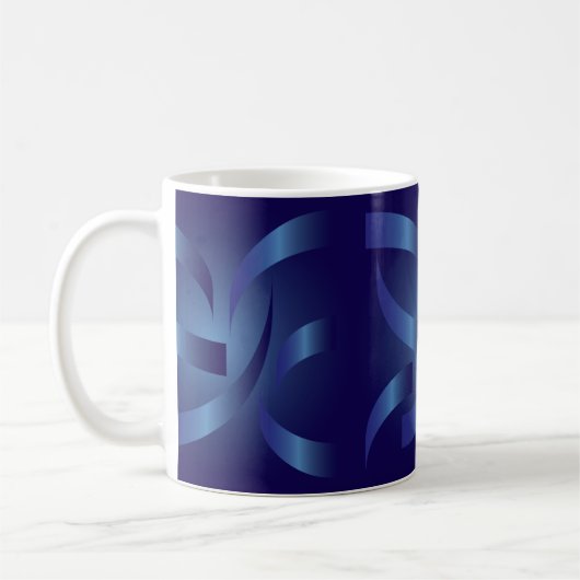 sappierlinten koffiemok (Links)