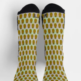 Sappig Ananas Ruttenpatroon Sokken