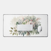 Sappig boeket op wit bureaumat (Keyboard & Muis)
