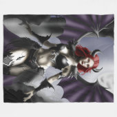 sappig fleece deken (Voorkant (Horizontaal))