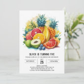 Sappig Online Boho Fruits Verjaardag Kaart (Staand voorkant)