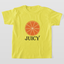 Sappig Oranje - Meisjes Basic T-Shirt