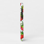 Sappig Rood Aardbeien Patroon Case-Mate iPhone Case (Achterkant/links)