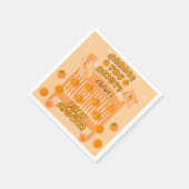 Sappig Sinaasappel je klaar Citrus Modern Baby sho Servet (Hoek)