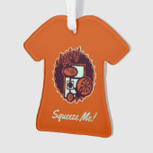 Sappig Sinaasappel "Knijp me! Ornament (voorkant)