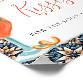 Sappig Sinaasappel Spritz raden hoeveel douchegame Poster (Hoek)