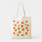 Sappig tangerines patroon tote bag (Achterkant)
