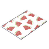 Sappig watermeloenpatroon notitieboek (Linkerzijde)