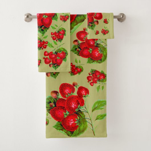 Sappige aardbei bad handdoek (Insitu)