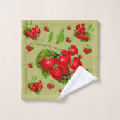 Sappige aardbei bad handdoek (Wasdoekje)