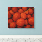Sappige Aardbeien Canvasprint Canvas Afdruk (Insitu (Houten vloer))