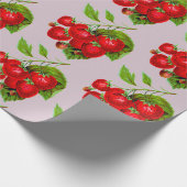 Sappige aardbeien inpakpapier (Hoek)
