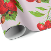Sappige aardbeien inpakpapier (Rol Hoek)
