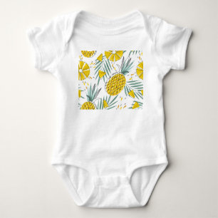 Sappige ananas: helder motief. romper
