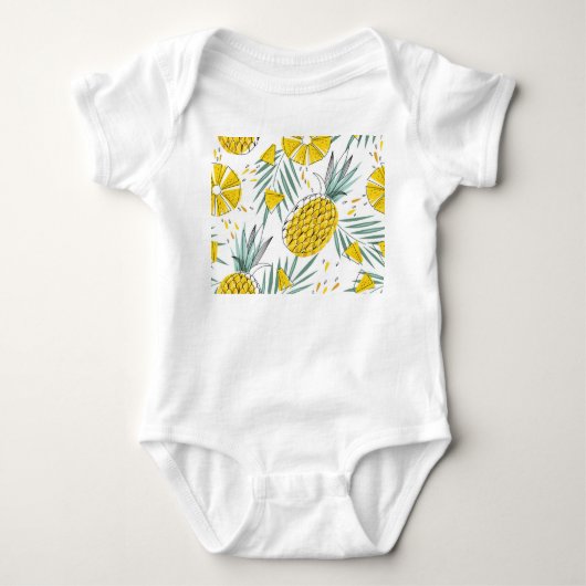 Sappige ananas: helder motief. romper (Voorkant)