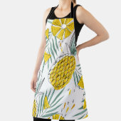 Sappige ananas: helder motief. schort (Insitu)